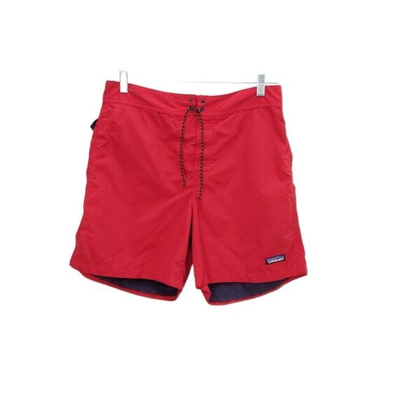 Patagonia Other - PATAGONIA Men’s Red Nylon Hiking Outdoors Quick Dry Board Boating Swim Shorts